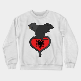 Gerbil Albania (dark) Crewneck Sweatshirt